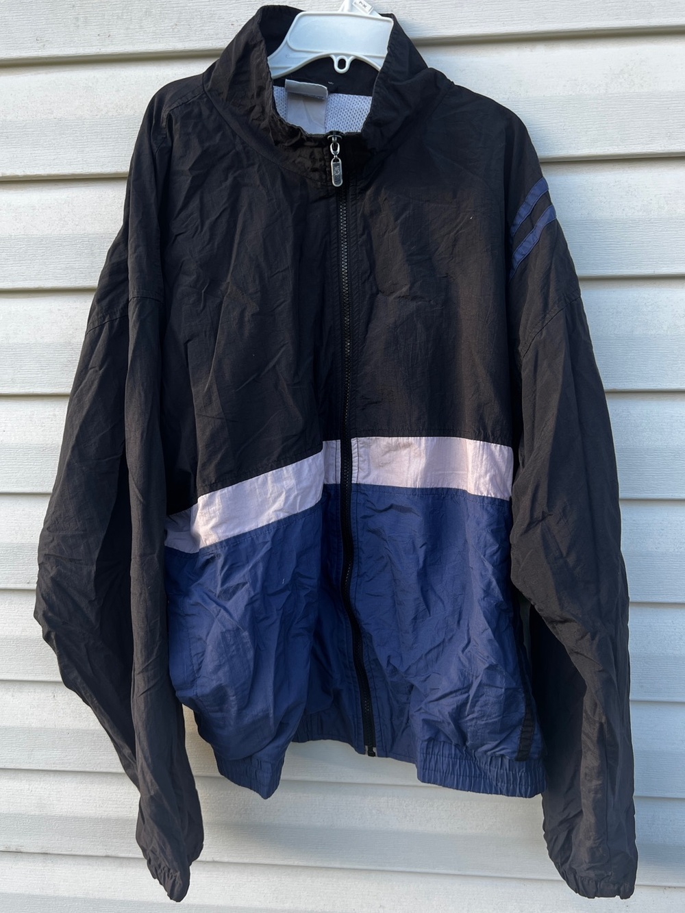 NICE Vintage Converse size 2XL Men All Star Jacket Windbreaker Blue